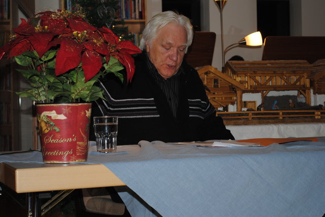 Klaus Hechenberger bewegte mit Gedichten von früher und aus der heutigen Zeit.