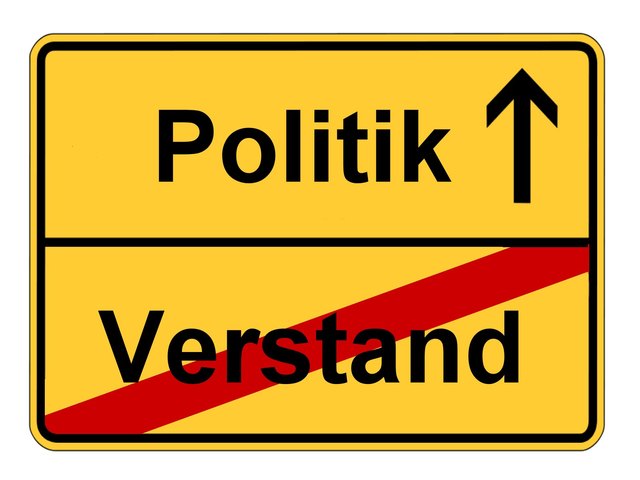 Wo die Politik beginnt, hört der Verstand auf zu existieren. Das zu ändern sollte doch unser aller Ziel sein.