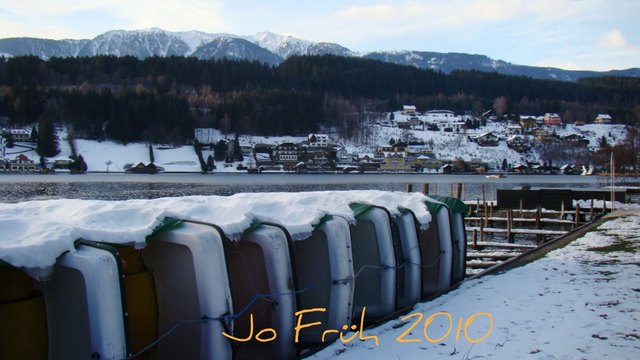 boote im winterschlaf