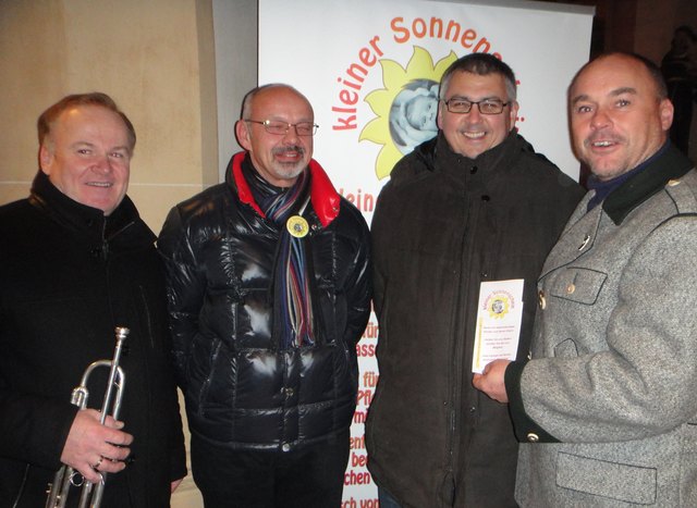 Harald Marschnig, Michael Kapp, Pater Wolfgang Gracher, LAbg Gerald Grebenjak (vo li)