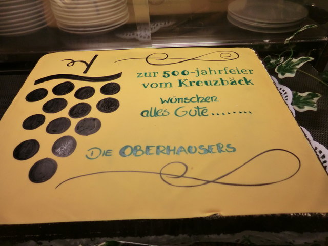Jubiläumstorte- ein leckeres "Mitbringsel"