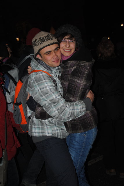 Schnell noch eine Runde Kuscheln und das Feuerwerk kann kommen!