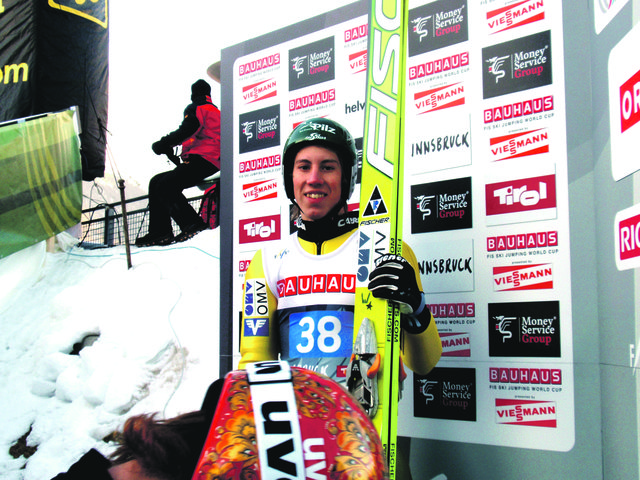 Seltenheitswert: Thomas Diethart auf dem Leaderboard.