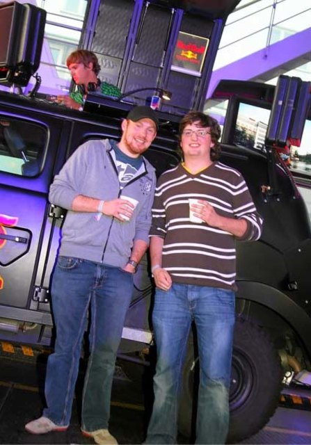 Obmann Dominik Schrott und Stv. Daniel Frühwirth