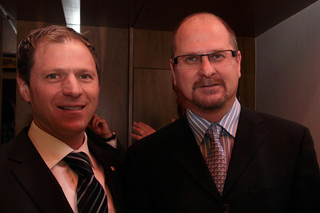 GR Norbert Praxmarer und GR Helmuth Hirschegger