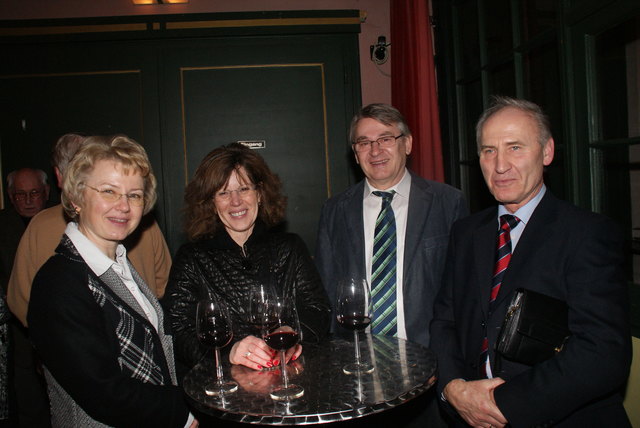 Waltraud, Gertraud, Franz und Günther genossen die gute Stimmung