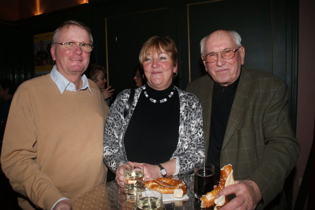 Karl-Heinz, Christine und Ernst waren begeistert von der Lesung