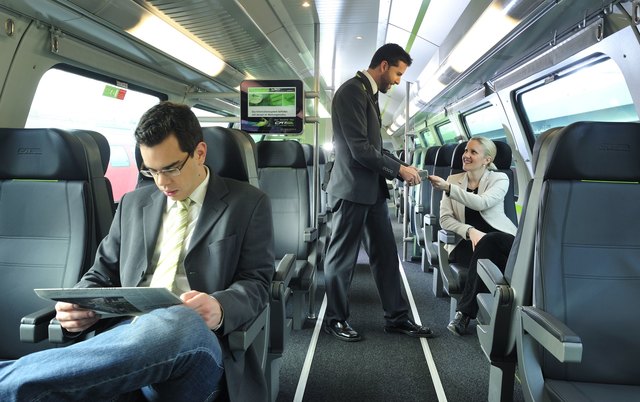 Auch dem CAT (City Airport Train) wurde ein Facelifting verpasst.