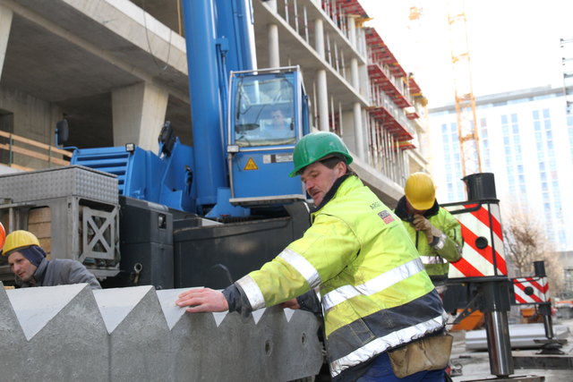 Die Bauarbeiten am Landstraßer Großprojekt Wien-Mitte laufen seit Monaten auf Hochtouren. | Foto: Klinger