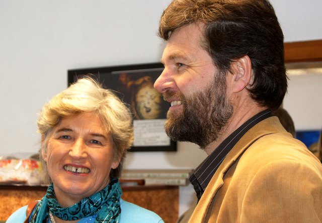 Kathi Horngacher und Bgm Hannes Juffinger