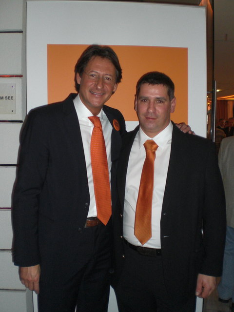 BZÖ Bündnisobmann Bucher und Bezirksbündnisobmann Vzbgm. ADI Woschitz