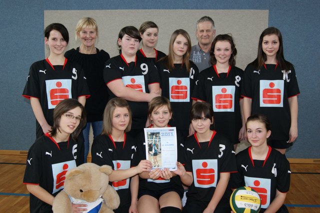 Der frisch gebackene Volleyball-Schülerliga-Bezirksmeister kommt von der Hauptschule Seitenstetten-Biberbach.
