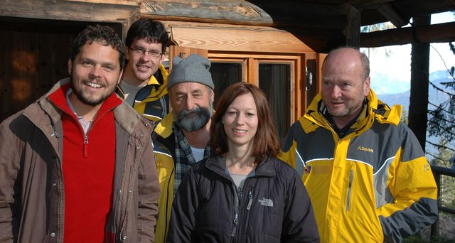 Das Team der Landesgeologie, rechts Dr. Heißel | Foto: Privat