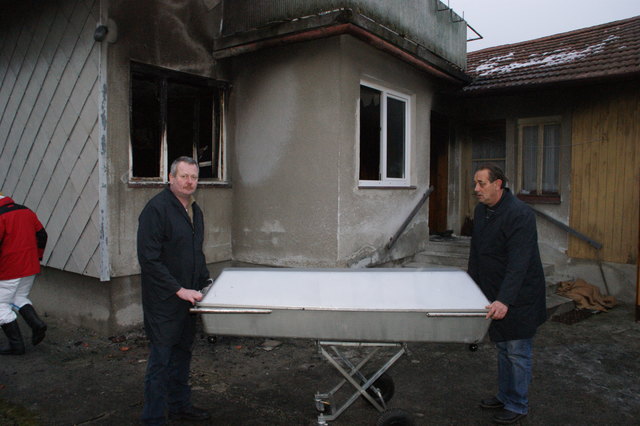 Die 96Jährige konnte nur mehr tot aus ihrem ausgebrannten Haus in Ossarn geborgen werden.