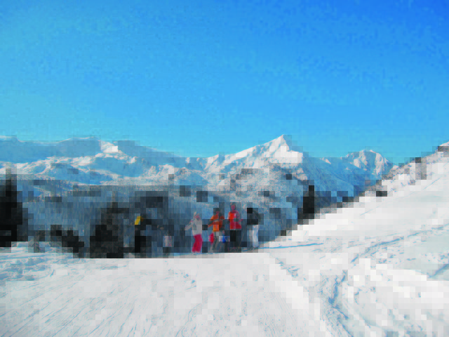 Ein Geheimtipp für Wintersportfans: Auf der kleinen, aber feinen Planneralm gibt es 100 Prozent Naturschnee und ein prächtiges Bergpanorama.