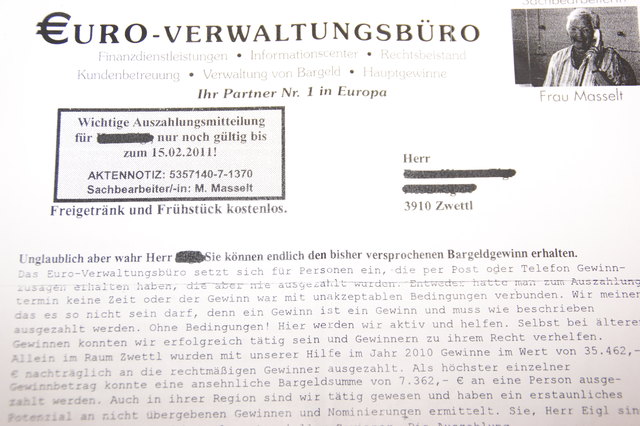 Die AKNÖ warnt ebenfalls vor den Werbefahrten.