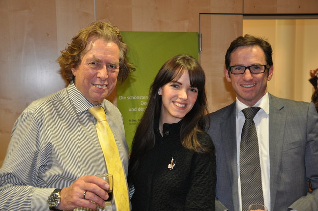 Chris, Natascha und Gerhard waren von der Buchpräsentation begeistert
