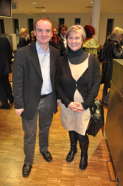 Christan Jahl und Alice Teufel, Leiterin des Wieser Verlags, freuten sich über die gelungene Buchpräsentation