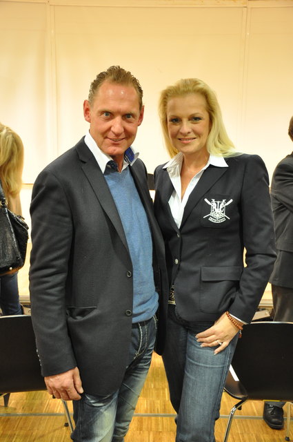 Unterstützung für den Autor von seinen Freunden Dietmar Ziegler und Alessandra Ludwig-Brunner