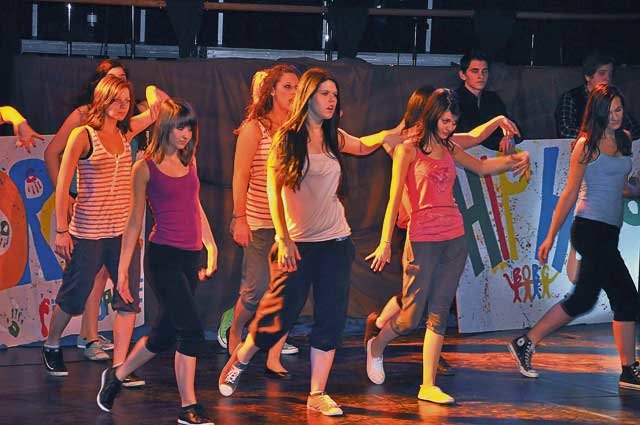 Die Schüler des Borg Feldbach präsentierten bei der 30-Jahr-Feier auch Hip-Hop.