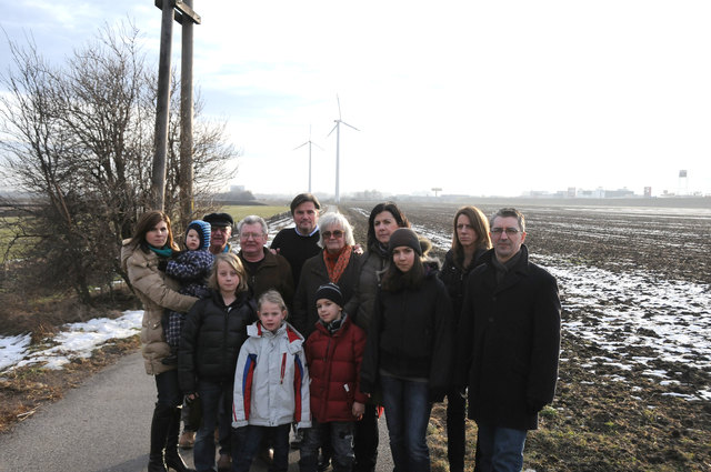 Die verärgerten Anrainer der Seebachsiedlung. | Foto: zVg