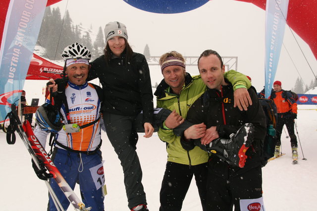 Das Team BEZIRKSBLATT rückte dem Hochkönig nahe – Peter Stankovic, Kathrin Steinbacher, Walter Pichler und Peter Wieland.