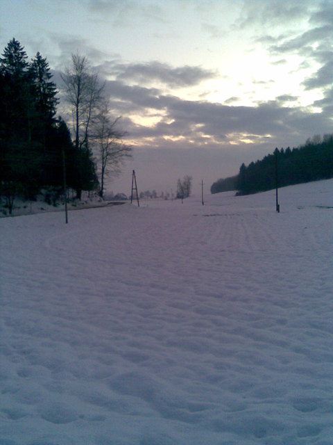 Blick in Richtung Baardorf