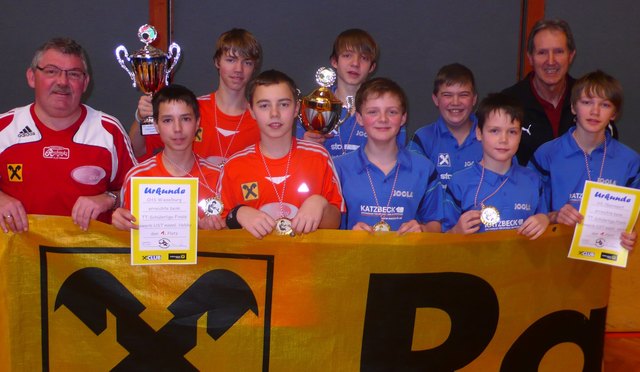 Mit Oberndorf (Gruppe Vereinsspieler) konnte sich auch die CHS Wieselburg über Gold (Gruppe Hobbyspieler) freuen.