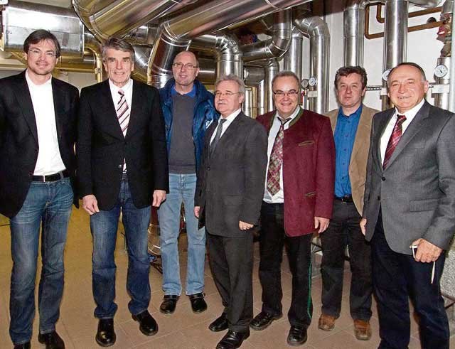 Offizielle Inbetriebnahme des Anschlusses des LKH Bad Radkersburg an das Biomasseheizwerk der Bad Radkersburger Quellen GesmbH. Foto: KK
