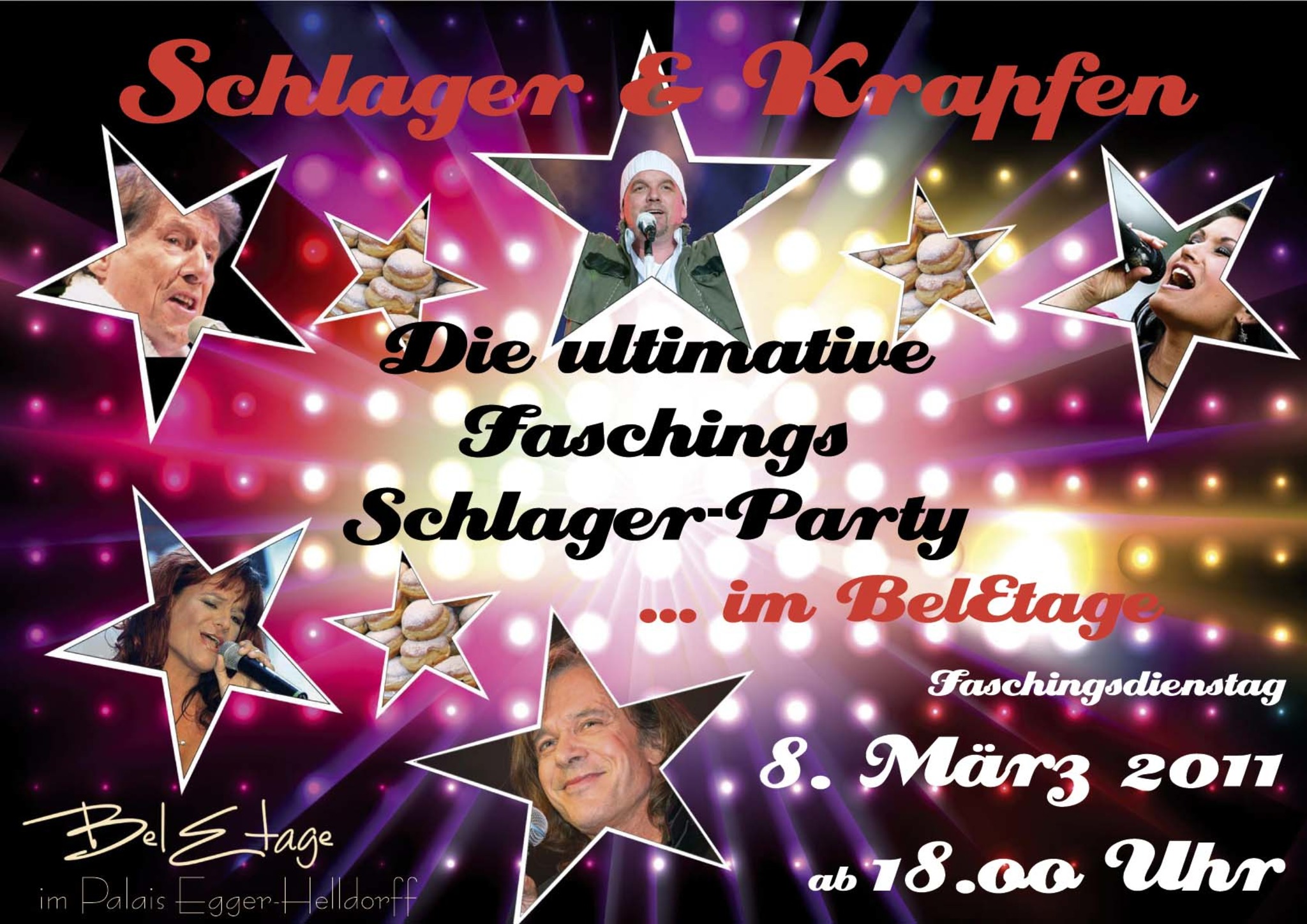 &amp;quot;Schlager &amp; Krapfen&amp;quot; .... die ultimative Faschings-Schlager-Party ...