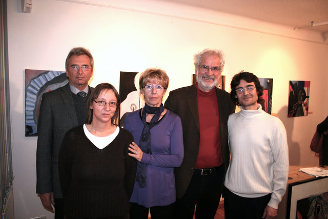 Bgm. Emmerich Rieser, Isabella Fink (Caritas), Renate Moser (Palliativ- & Hospizteam), Mag. Hans Kreuzeder (Caritas) und Mag. Richard Gölzner (Caritas)