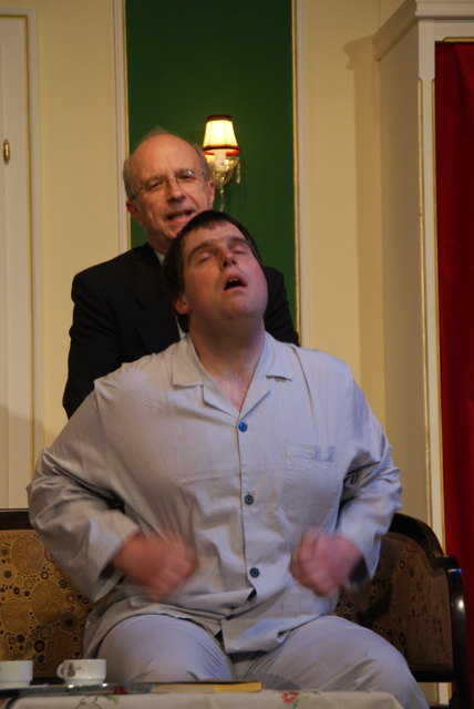 Gregor Viilukas und Heinz Waldegg gingen voll in ihren Rollen auf