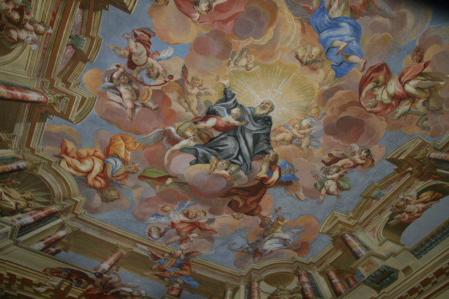 Gemälde im Stiegenhaus
