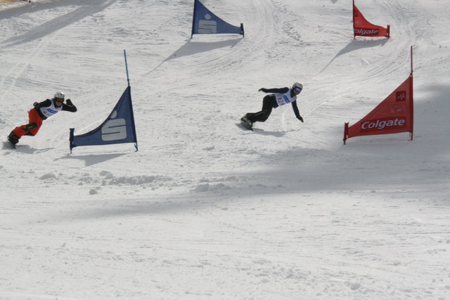 Kopf an Kopf-Rennen machten das Snowboard-Weekend Radstadt zum Zuschauerhighlight.
