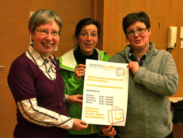 Obfrau Sr. Judit Nötstaller, GF Petra Widmann und Astrid Rauter (v. l.)