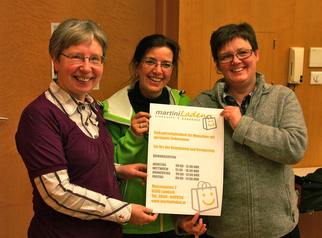 Obfrau Sr. Judit Nötstaller, GF Petra Widmann und Astrid Rauter (v. l.)