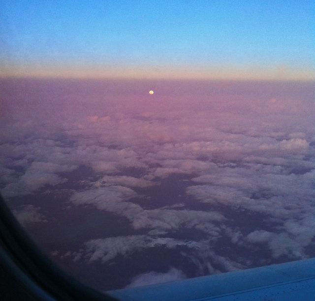 Eine Handyaufnahme vom Flugzeug aus. Aufgenommen von meinem Sohn Manuel.