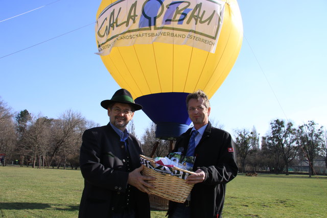 Alfred Herz-Digruber und Herbert Eichhorn präsentierten Steirische Schmankerl im Wiener Prater.