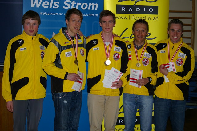 Die erfolgreichen Läufer der LG Itter, die in Wels den Halbmarathon-Titel holten. | Foto: Habison