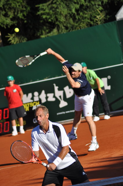 Im Vorjahr war er in der Gamsstadt mit Thomas Muster im Länderkampf gegen Deutschland im Aktiv-Einsatz.
