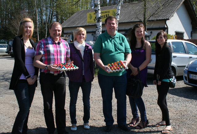 Bild von links: Astrid Hemmer, Bgm. Roland Wallner, Karin Parutschka, GR Martin Hemmer, Katrin Hemmer, Daniela Hahn