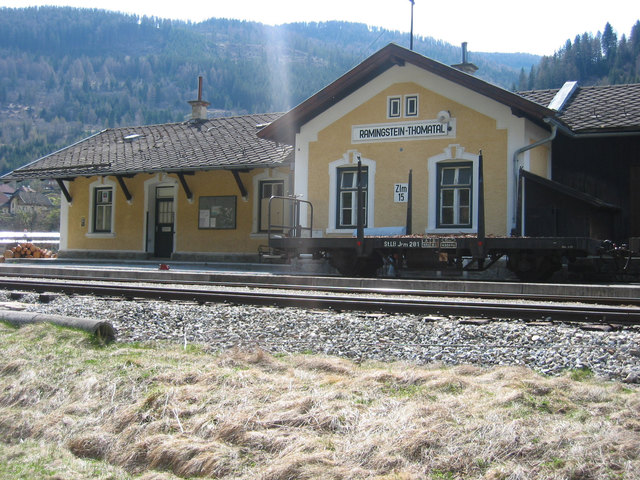Ramingsteiner Bahnhof bis 18. April 2011 | Foto: Gemeinde Ramingstein
