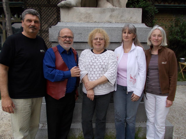 vlnr: Georg Ragyoczy, Ingomar Kmentt, Susanne Czaak, Martina Schandl und Irmgard Reichmann