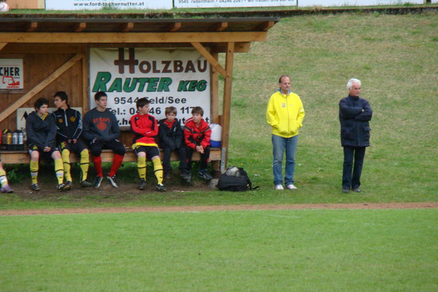 Günther Kokosin und Horst Stampfer, unser Trainer