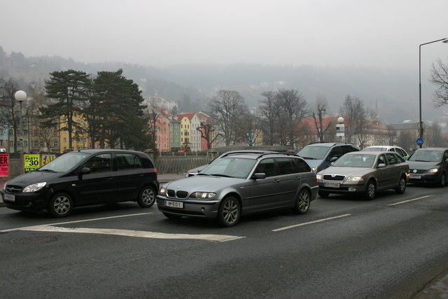 Auch der Innrain ist ein neuralgischer Punkt in Innsbruck. Hier ist ebenso die Grenze erreicht.