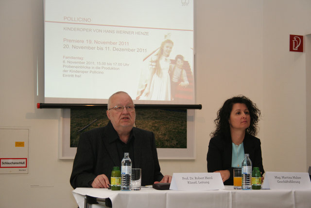 Künstler. Leitung – Robert Herzl und GF Martina Malzer