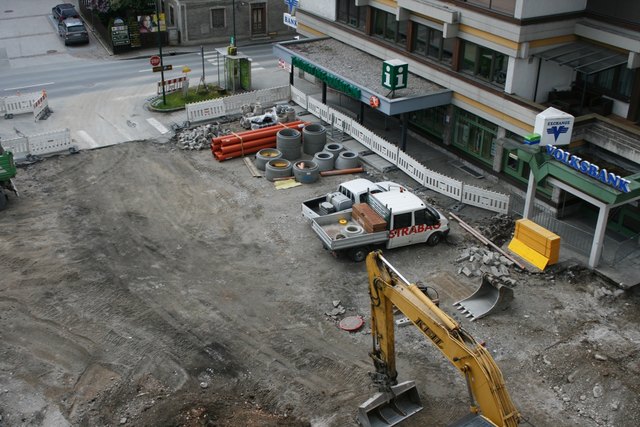 Umbaumaßnahmen Stadtplatz Saalfelden