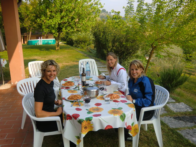 Stets ein Highlight - das gemeinsame Abendessen..