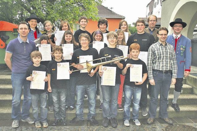 Eine vom Erfolg verwöhnte Truppe: Der Nachwuchs der Marktmusikkapelle Riegersburg wurde heuer schon vielfach ausgezeichnet.