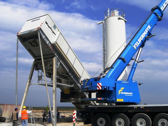 mobile Mischanlage Typ "Euromix 3000" - Werk Eggendorf